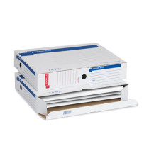 Scatola archivio Memory XL A3 - 30 x 42 cm - dorso 8 cm - bianco - Sei Rota