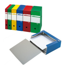 Scatola archivio Spazio - dorso 10 cm - 25 x 35 cm - giallo - Sei Rota