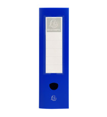 Scatola per archivio box - con bottone - 25 x 33 cm - dorso 6 cm - blu - Exacompta