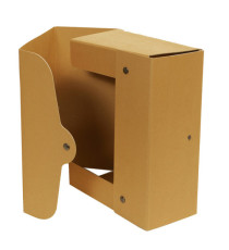 Scatola progetto - dorso 10 cm - 25 x 35 cm - cartone FSC - avana - Starline