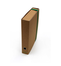 Scatola progetto - dorso 10 cm - 25 x 35 cm - cartone FSC - avana - Starline