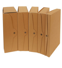 Scatola progetto - dorso 8 cm - 25 x 35 cm - cartone FSC - avana - Starline