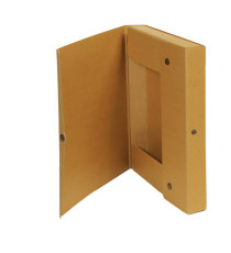 Scatola progetto - dorso 8 cm - 25 x 35 cm - cartone FSC - avana - Starline