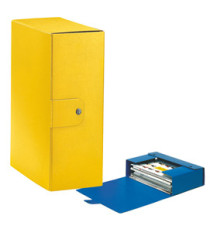 Scatola progetto Eurobox - dorso 12 cm - 25 x 35 cm - giallo - Esselte