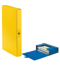 Scatola progetto Eurobox - dorso 4 cm - 25 x 35 cm - giallo - Esselte