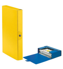 Scatola progetto Eurobox - dorso 4 cm - 25 x 35 cm - giallo - Esselte
