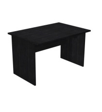 Scrivania Easy - lineare - 120 x 80 x 72 cm - nero venato