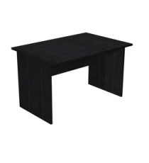 Scrivania Easy - lineare - 120 x 80 x 72 cm - nero venato