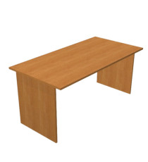 Scrivania Easy - lineare - 160 x 80 x 72 cm - noce chiaro