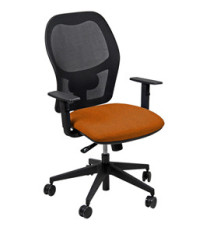 Seduta operativa Hubble HUHU - tessuto Chili - braccioli regolabili - arancione - Unisit