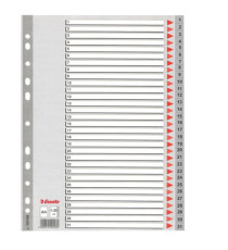 Separatore numerico 1/31 - PP - A4 - grigio - Esselte