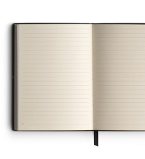 Taccuino Evo Ciak - 15 x 21 cm - fogli a righe - copertina nero - In Tempo