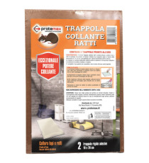 Tavole collanti per ratti - Protemax - blister 2 pezzi