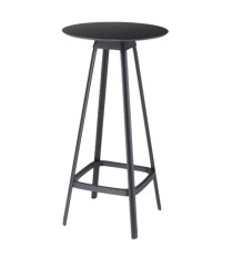 Tavolo bar alto Tapas TAVTA - rotondo - nero - Unisit