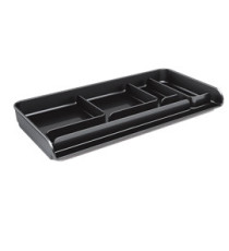 Vaschetta portacancelleria Mydesk - 26,1 x 12,5 x 2,8 cm - nero - Arda