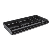 Vaschetta portacancelleria Mydesk - 26,1 x 12,5 x 2,8 cm - nero - Arda