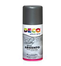 Vernice spray - 150ml - argento - DECO