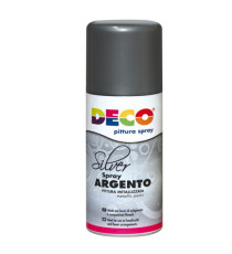 Vernice spray - 150ml - argento - DECO