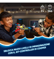 Lego DREAMZzz - 3 in 1 Jet-controller di Cooper - Lego 71489 Trasformabile in Aereo o Elicottero Anni 7+ 266pz