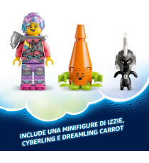 Lego DREAMZzz - 3 in 1 Izzie e il coniglietto del gaming Bunchurro - Lego 71490 con Skateboard e Booster Anni 7+ 252pz