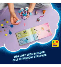 Lego DREAMZzz - 3 in 1 Izzie e il coniglietto del gaming Bunchurro - Lego 71490 con Skateboard e Booster Anni 7+ 252pz