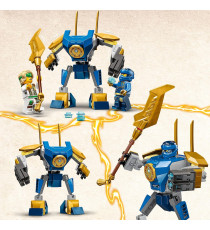 Lego Ninjago - Pack Mech da battaglia di Jay - Lego 71805 con 4 Minifigure tra cui Master Lloyd e Armi Anni 8+ 78pz