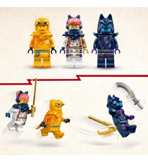 Lego Ninjago - Draghetto Riyu - Lego 71810 con 3 Minifigure di Personaggi Ninja Anni 6+ 132pz