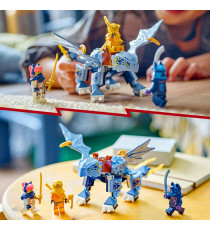 Lego Ninjago - Draghetto Riyu - Lego 71810 con 3 Minifigure di Personaggi Ninja Anni 6+ 132pz