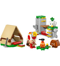 Lego Super Mario - In campeggio con Capitan Toad - Lego 72040 con 3 Figure, una Tenda e un Ponte che Crolla 6+ 159pz
