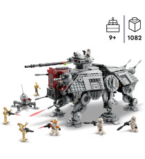 Lego Star Wars - Walker AT-TE - Lego 75337 Droidi da Battaglia e Droide Ragno Anni 9+ 1080pz