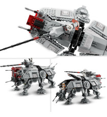 Lego Star Wars - Walker AT-TE - Lego 75337 Droidi da Battaglia e Droide Ragno Anni 9+ 1080pz