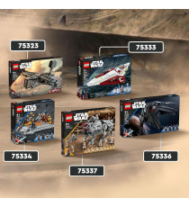 Lego Star Wars - Walker AT-TE - Lego 75337 Droidi da Battaglia e Droide Ragno Anni 9+ 1080pz