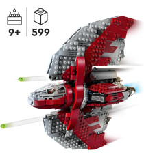 Lego Star Wars - Shuttle Jedi T-6 di Ahsoka Tano - Lego 75362 con 4 Minifigure Sabine Wren,Marrok,Spade Laser 601pz Anni 9+