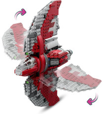 Lego Star Wars - Shuttle Jedi T-6 di Ahsoka Tano - Lego 75362 con 4 Minifigure Sabine Wren,Marrok,Spade Laser 601pz Anni 9+