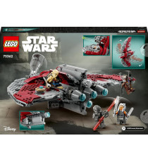 Lego Star Wars - Shuttle Jedi T-6 di Ahsoka Tano - Lego 75362 con 4 Minifigure Sabine Wren,Marrok,Spade Laser 601pz Anni 9+