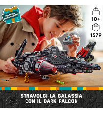 Lego Star Wars - Dark Falcon - Lego 75389 con Shooter, Cannoni e 6 Minifigure Incluso C-3PO 1579 pz Anni 10+