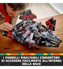 Lego Star Wars - Dark Falcon - Lego 75389 con Shooter, Cannoni e 6 Minifigure Incluso C-3PO 1579 pz Anni 10+