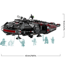 Lego Star Wars - Dark Falcon - Lego 75389 con Shooter, Cannoni e 6 Minifigure Incluso C-3PO 1579 pz Anni 10+