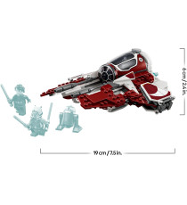 Lego Star Wars - Jedi Interceptor di Ahsoka - Lego 75401 con Anakin Skywalker con Spade Laser e Droide R7-A7 290pz Anni 8+