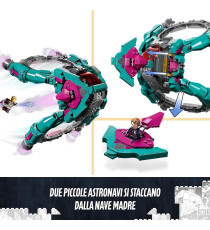 Lego Marvel - L’astronave dei Nuovi Guardiani - Lego 76255 Galassia Volume 3 con Mantis, Drax e Star-Lord Anni 10+ 1108pz