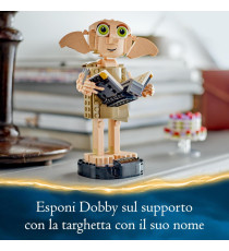 Lego Harry Potter - Dobby, l’elfo domestico - Lego 76421 Modello Snodabile 403pz Anni 8+