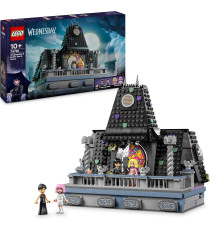 Lego Wednesday - Il dormitorio di Mercoledì ed Enid - Lego 76781 con 4 Mini Bamboline 750pz Anni 10+