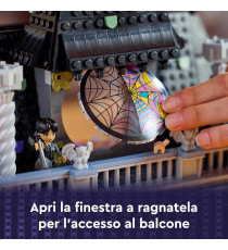 Lego Wednesday - Il dormitorio di Mercoledì ed Enid - Lego 76781 con 4 Mini Bamboline 750pz Anni 10+