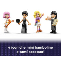 Lego Wednesday - Il dormitorio di Mercoledì ed Enid - Lego 76781 con 4 Mini Bamboline 750pz Anni 10+