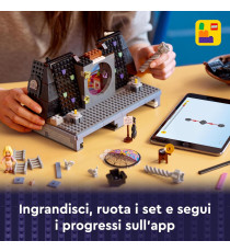 Lego Wednesday - Il dormitorio di Mercoledì ed Enid - Lego 76781 con 4 Mini Bamboline 750pz Anni 10+