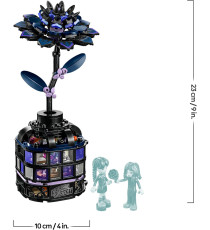 Lego Wednesday - Fiore di dalia nero - Lego 76784 con 2 Mini Bamboline e Accessori 358pz Anni 9+