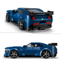 Lego Speed Champions - Auto sportiva Ford Mustang Dark Horse - Lego 76920 Dettagli originali del design Ford 344pz Anni 9+