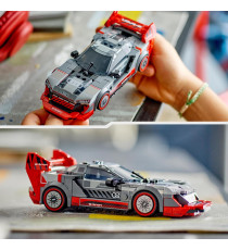 Lego Speed Champions - Auto da corsa Audi S1 e-tron quattro - Lego 76921 con l'alettone e il diffusore posteriore 274pz Anni 9+