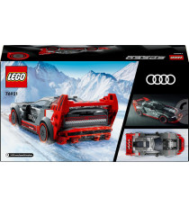 Lego Speed Champions - Auto da corsa Audi S1 e-tron quattro - Lego 76921 con l'alettone e il diffusore posteriore 274pz Anni 9+