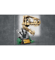 Lego Jurassic World - Fossili di dinosauro: Teschio di T.rex - Lego 76964 con teschio snodabile Anni 9+ 577pz